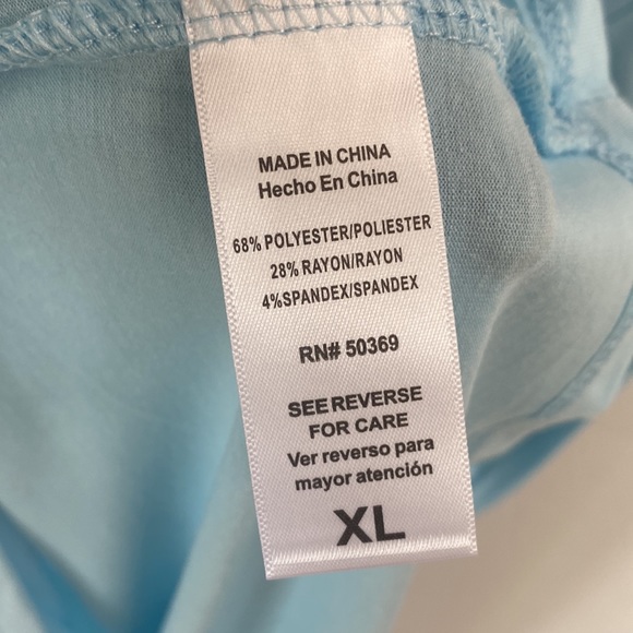 (A55) Juicy Couture Sport Sleeveless logo tank, Crystal blue, Size XL, NWT - Picture 11 of 11